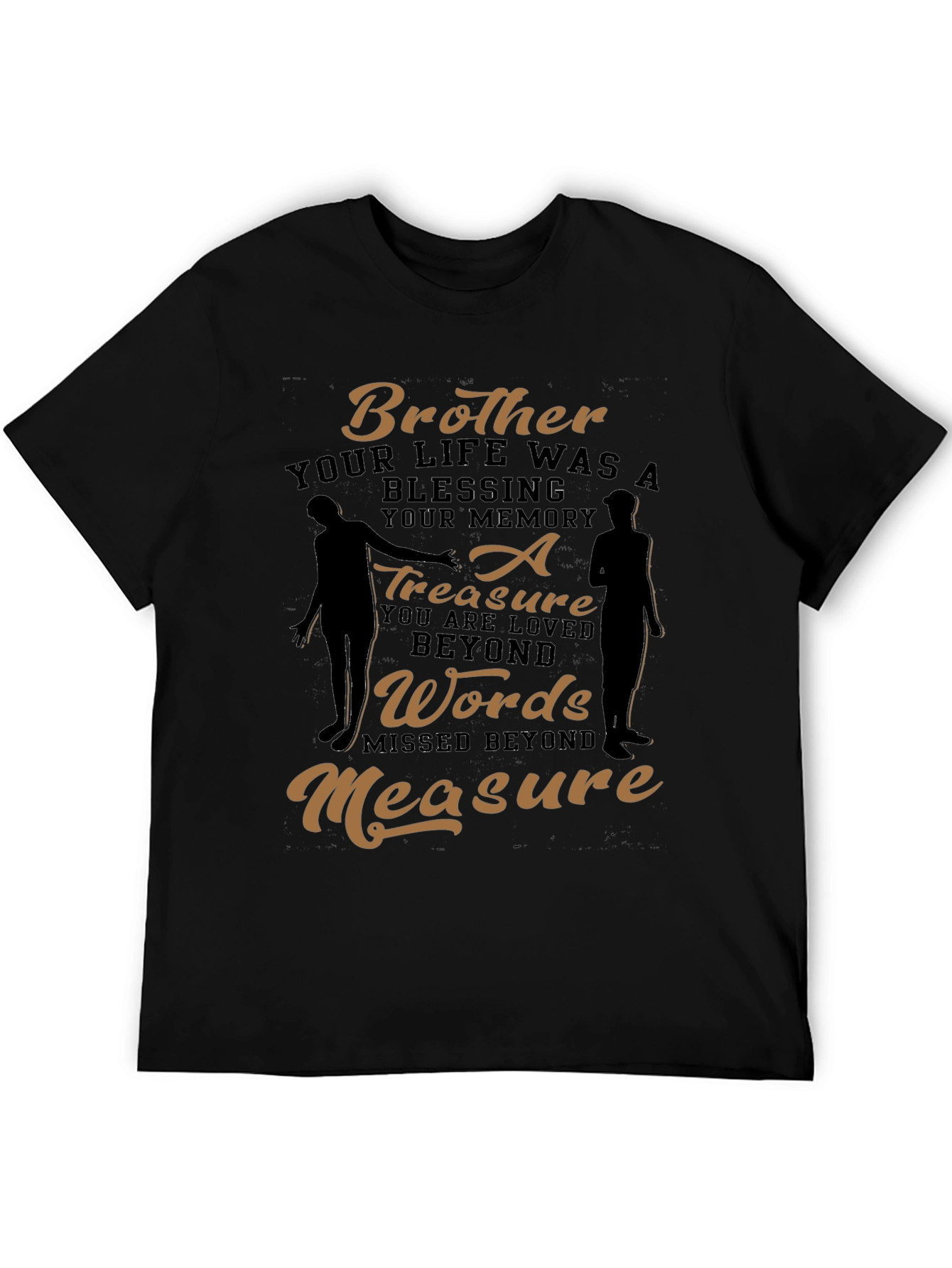 Black Brother Memorial T-Shirt: A Treasure Beyond Words view 5