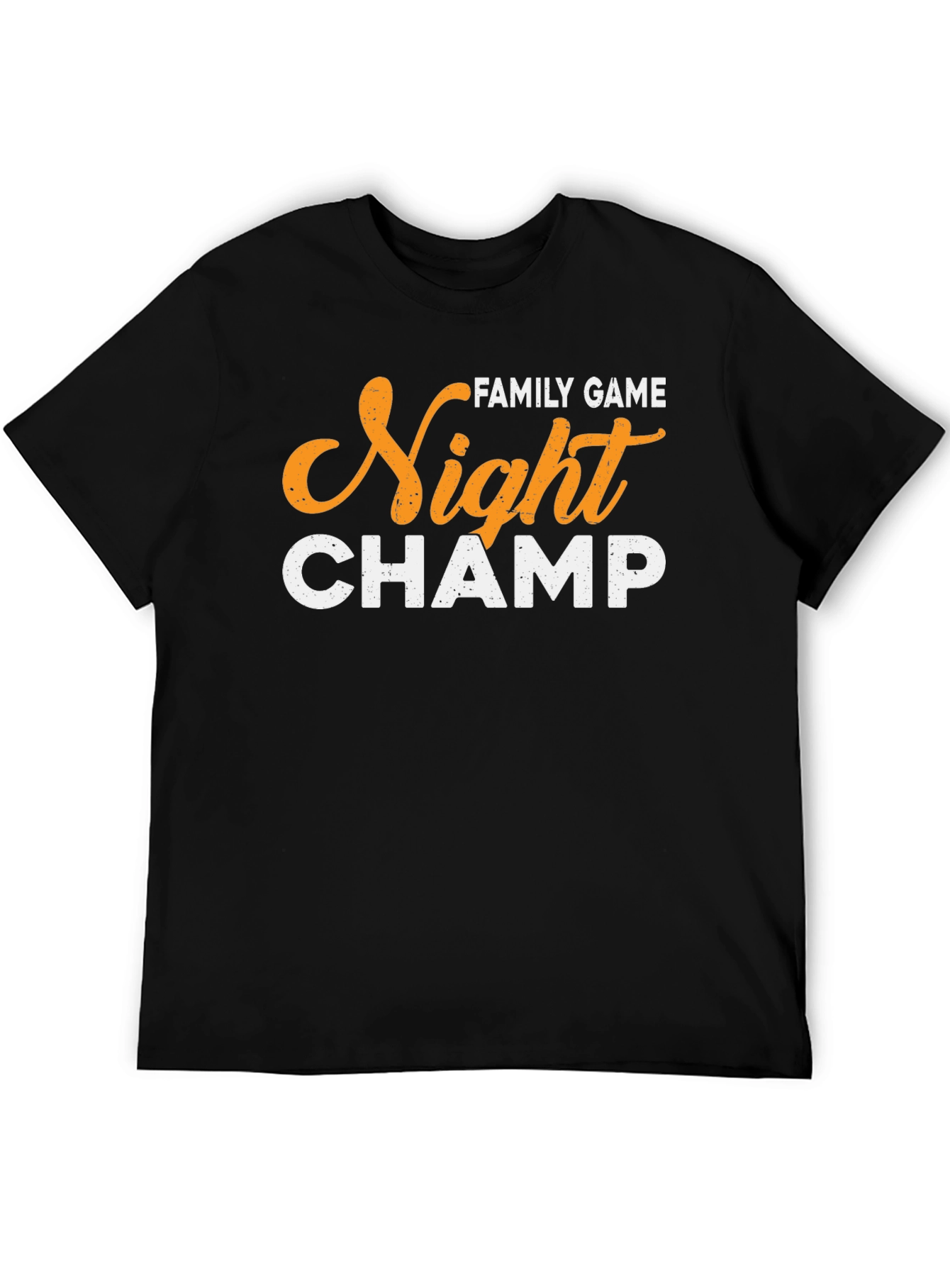 Black Family Game Night Champ Graphic T-Shirt view 5