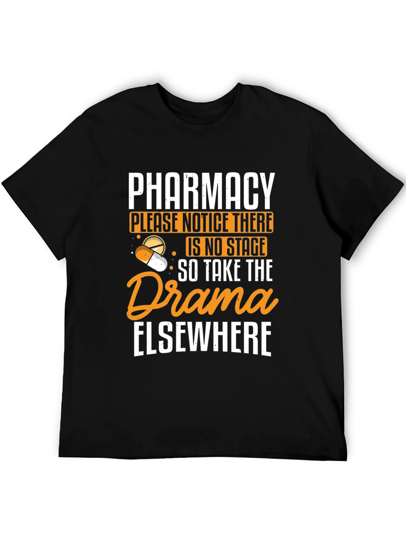 Black Pharmacy Drama T-Shirt view 5