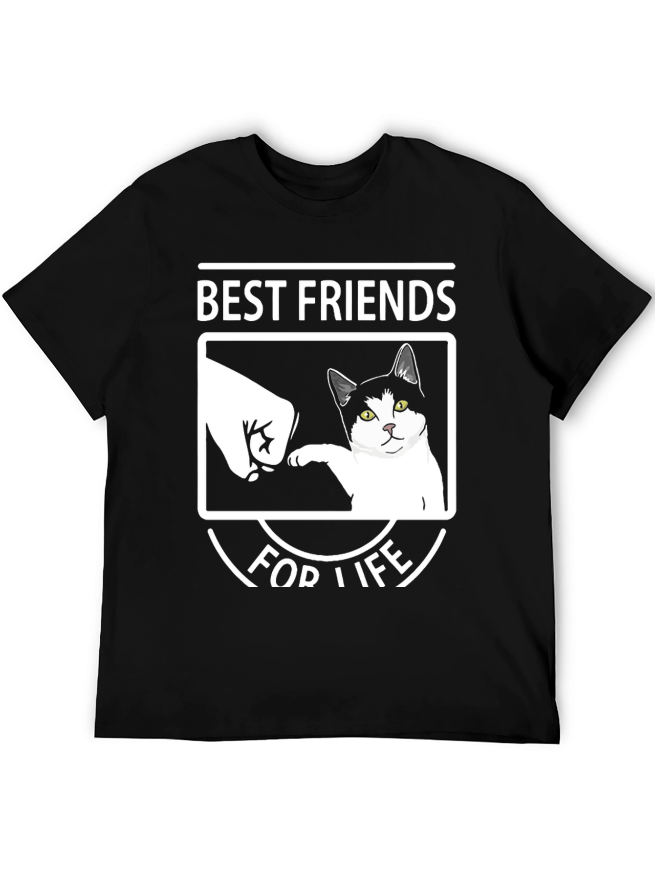 Black Best Friends For Life T-Shirt view 5