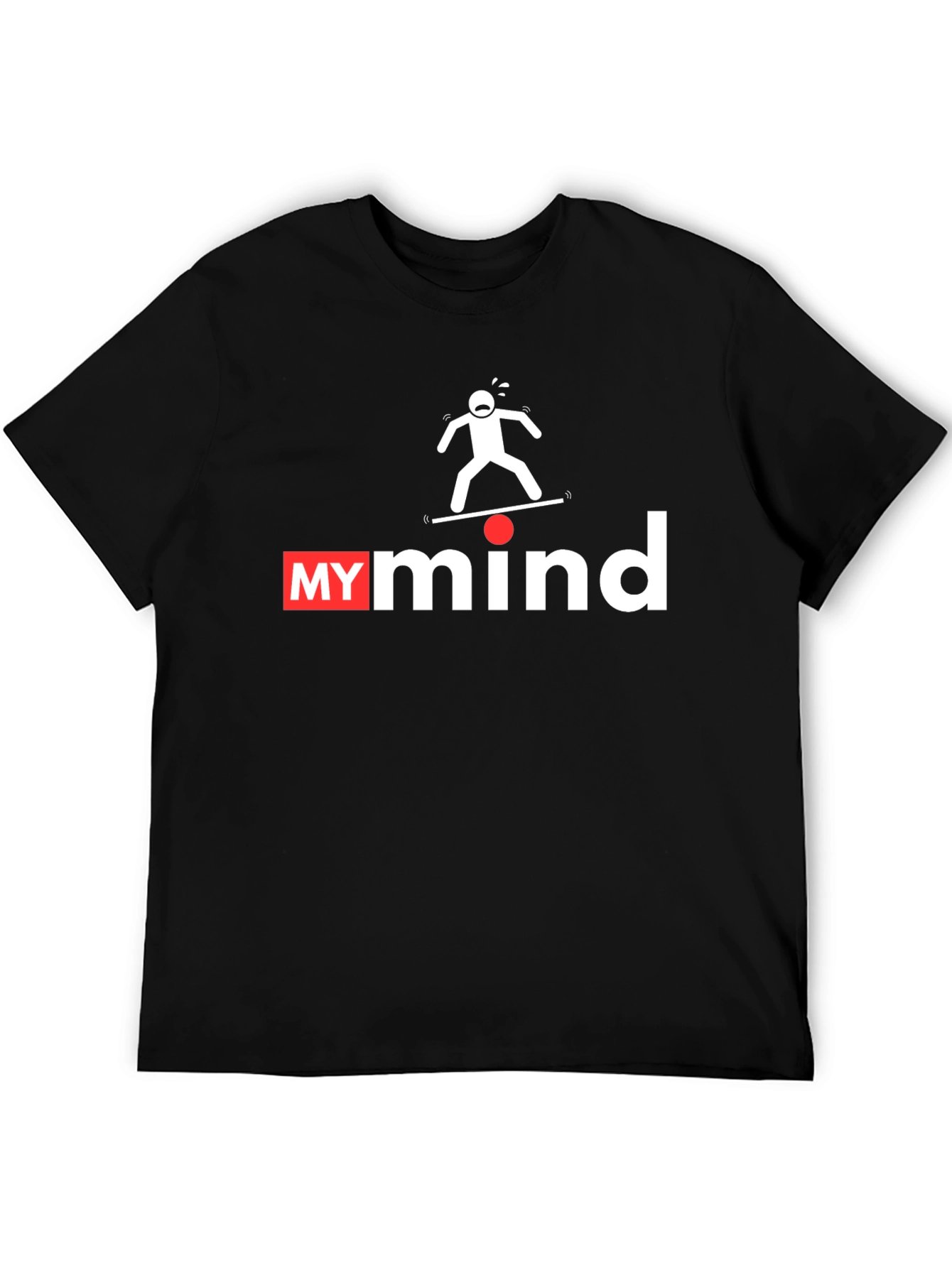 Black My Mind Balancing Act Graphic T-Shirt view 5