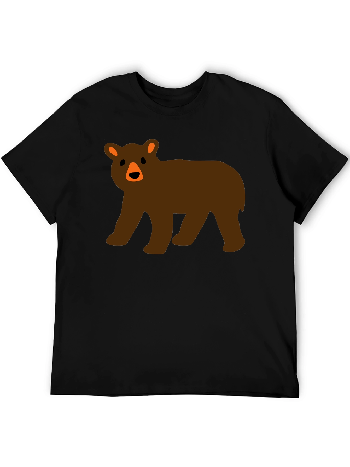 Black Bear Graphic Black T-Shirt view 5