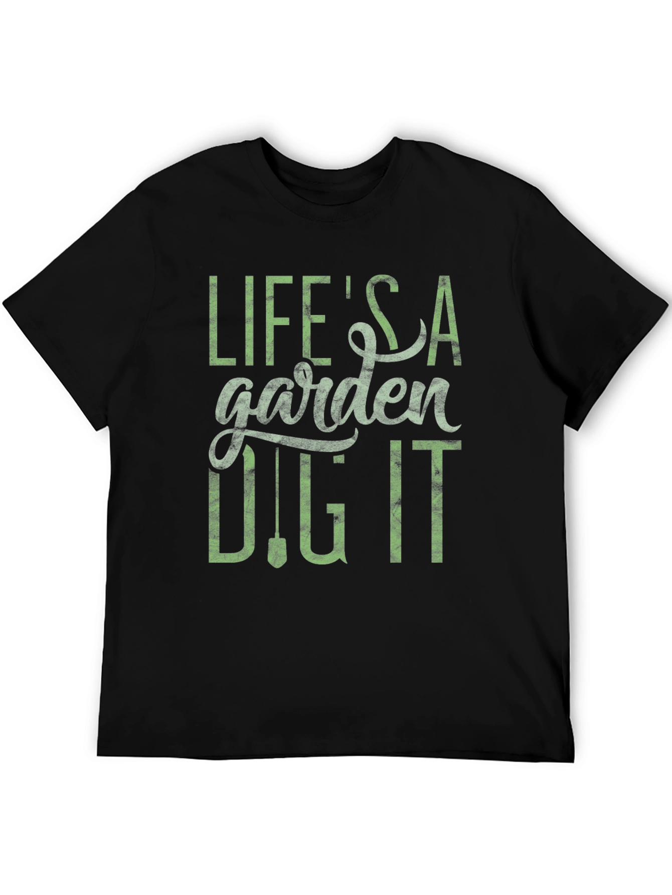 Black Life's a Garden, Dig It T-Shirt - Gardening Lover Tee view 5