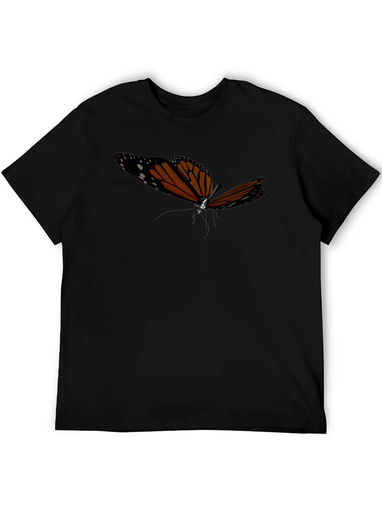 Black Butterfly Graphic Tee - Modern Casual Style view 5