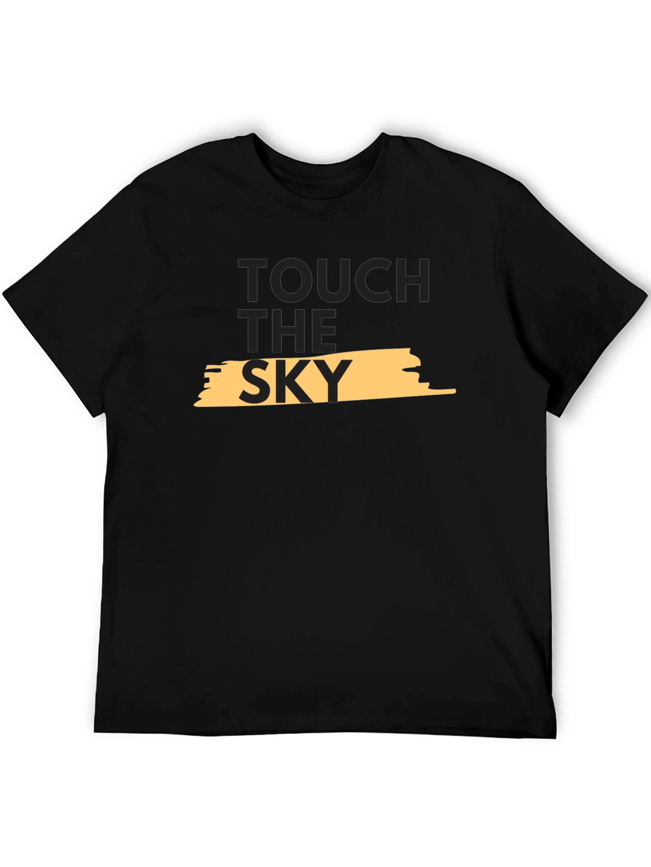 Black Touch The Sky Graphic T-Shirt - Black view 5