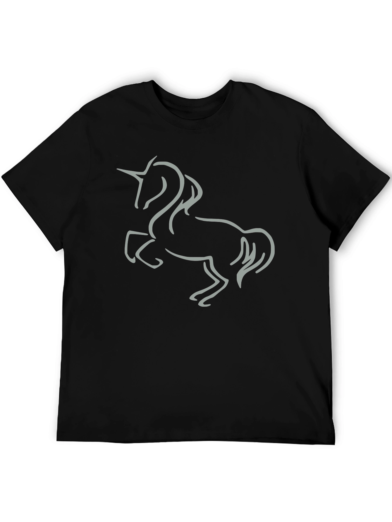 Black Unicorn Graphic Tee - Black view 5