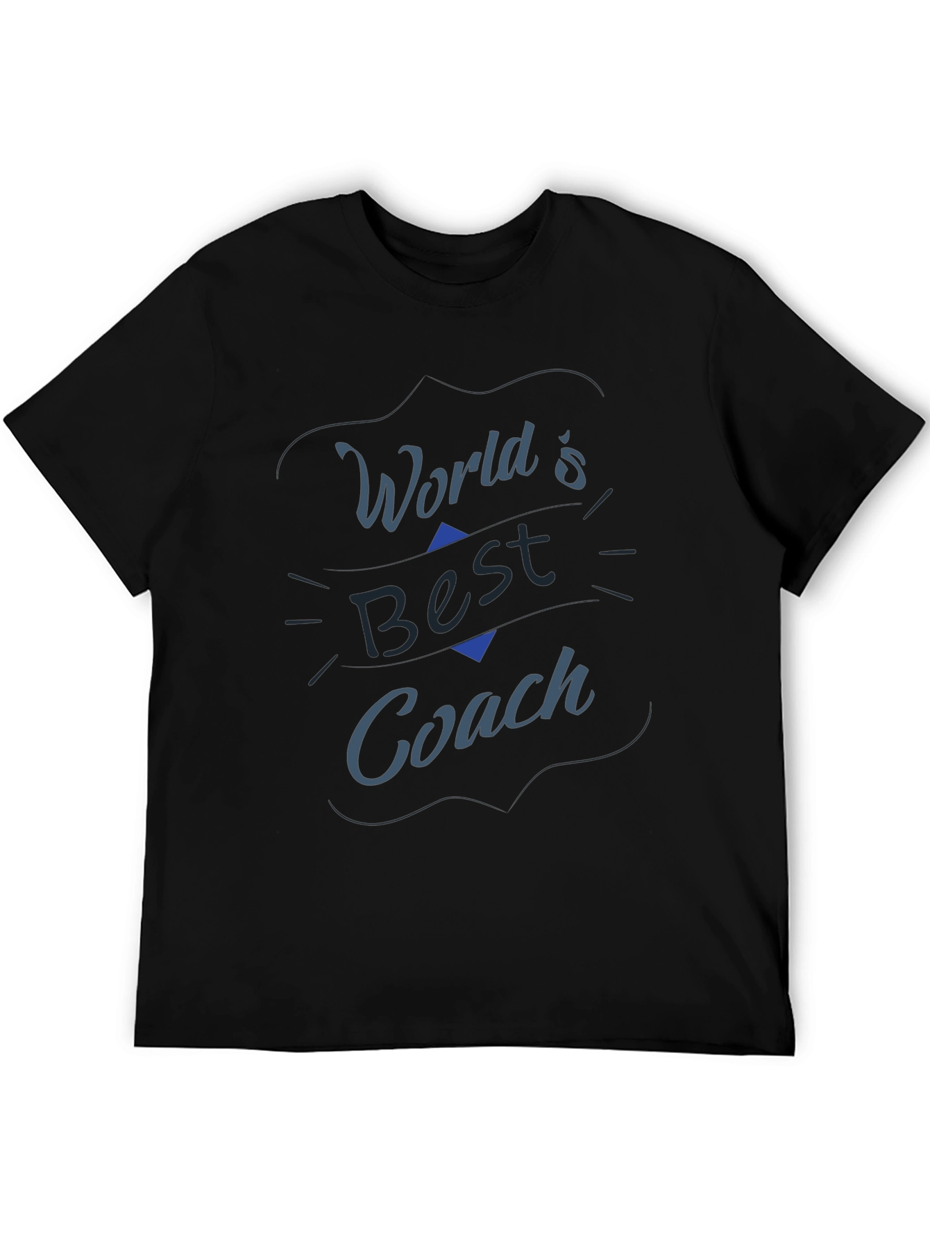 Black World's Best Coach T-Shirt - Gift for Coaches view 5