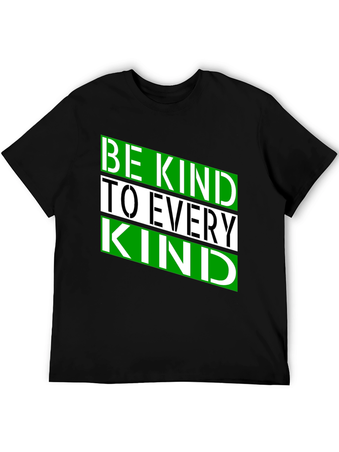 Black Be Kind to Every Kind Black T-Shirt view 5