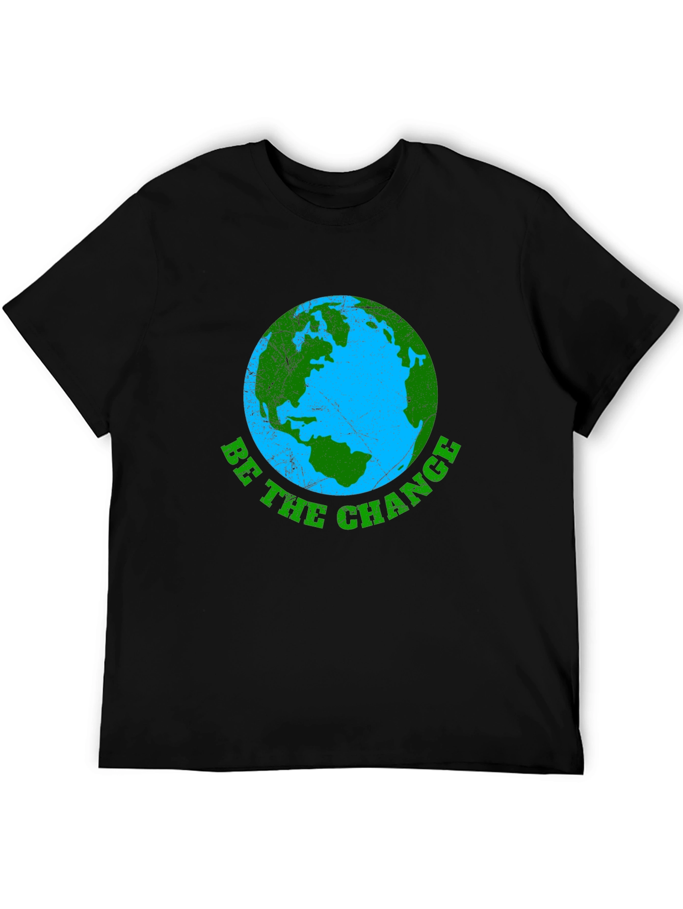 Black Be The Change Earth Graphic Tee view 5