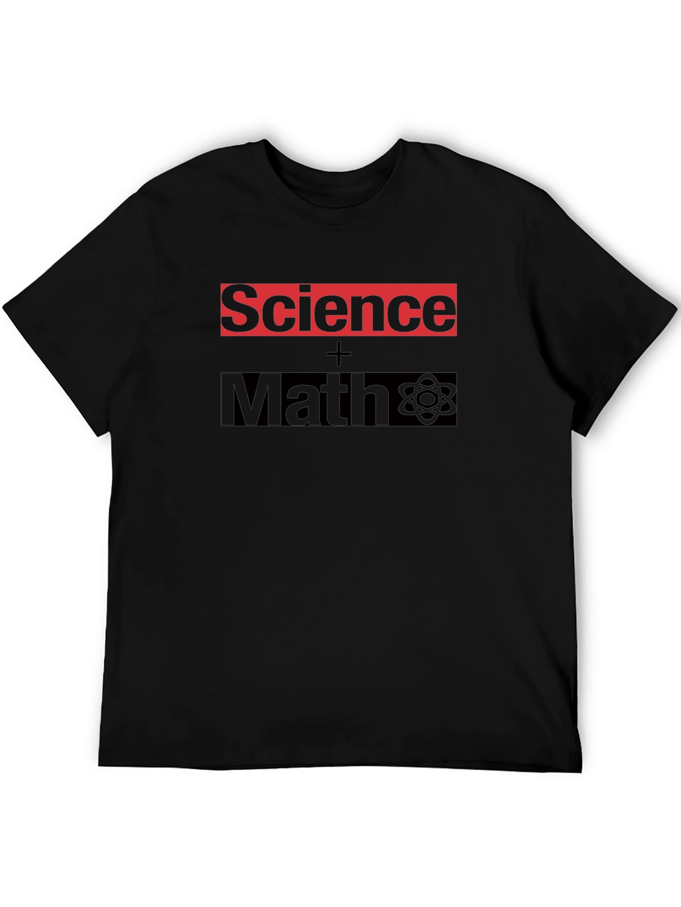 Black Science + Math Graphic Tee - Nerd Humor T-Shirt view 5