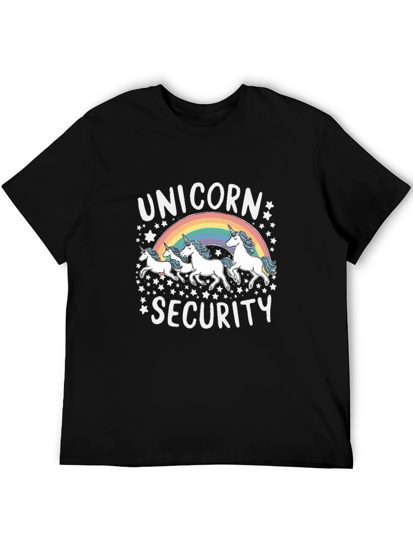 Black Unicorn Security Graphic Tee view 5