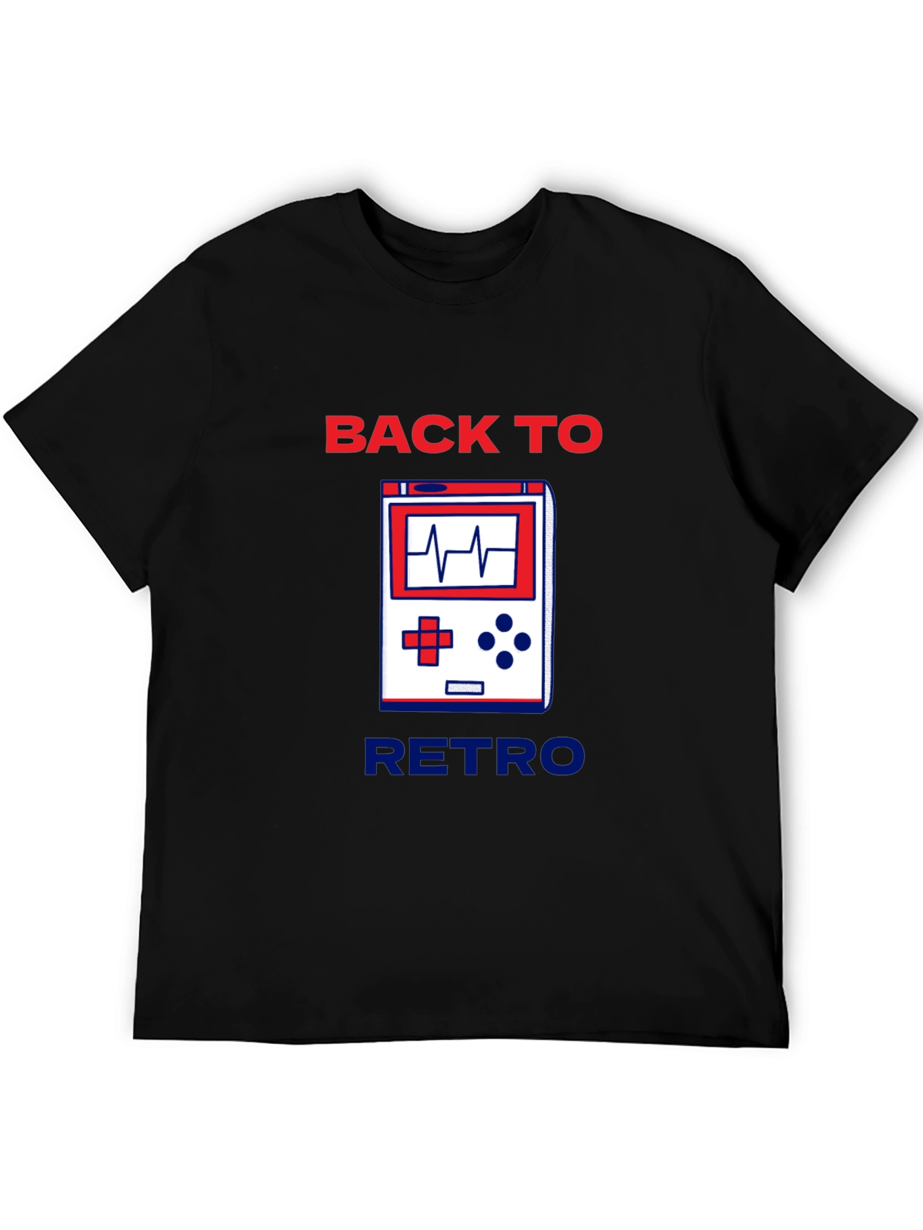 Black Retro Gamer T-Shirt - Classic Style view 5