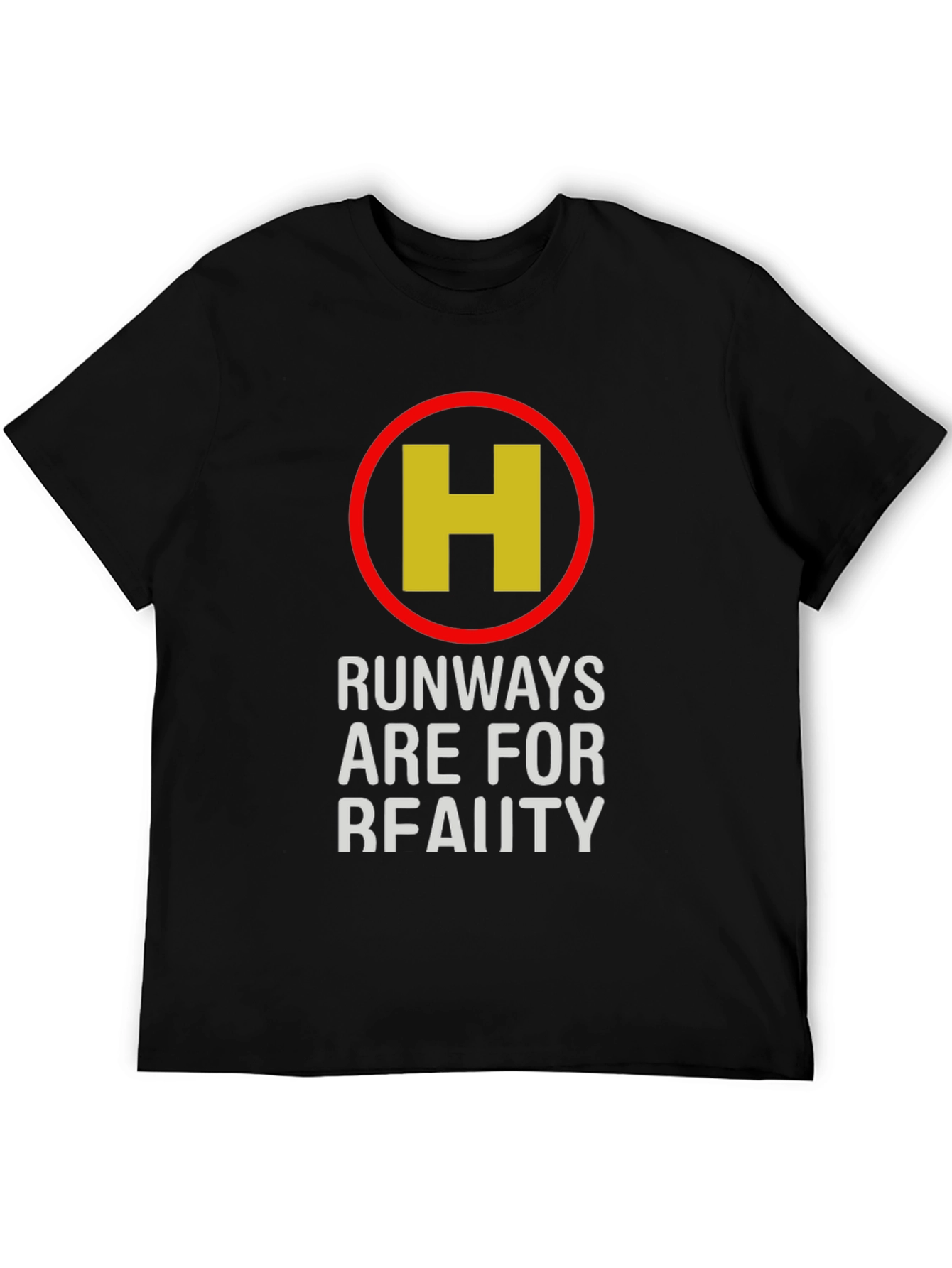 Black Runways Are For Reality Black Graphic Tee view 5