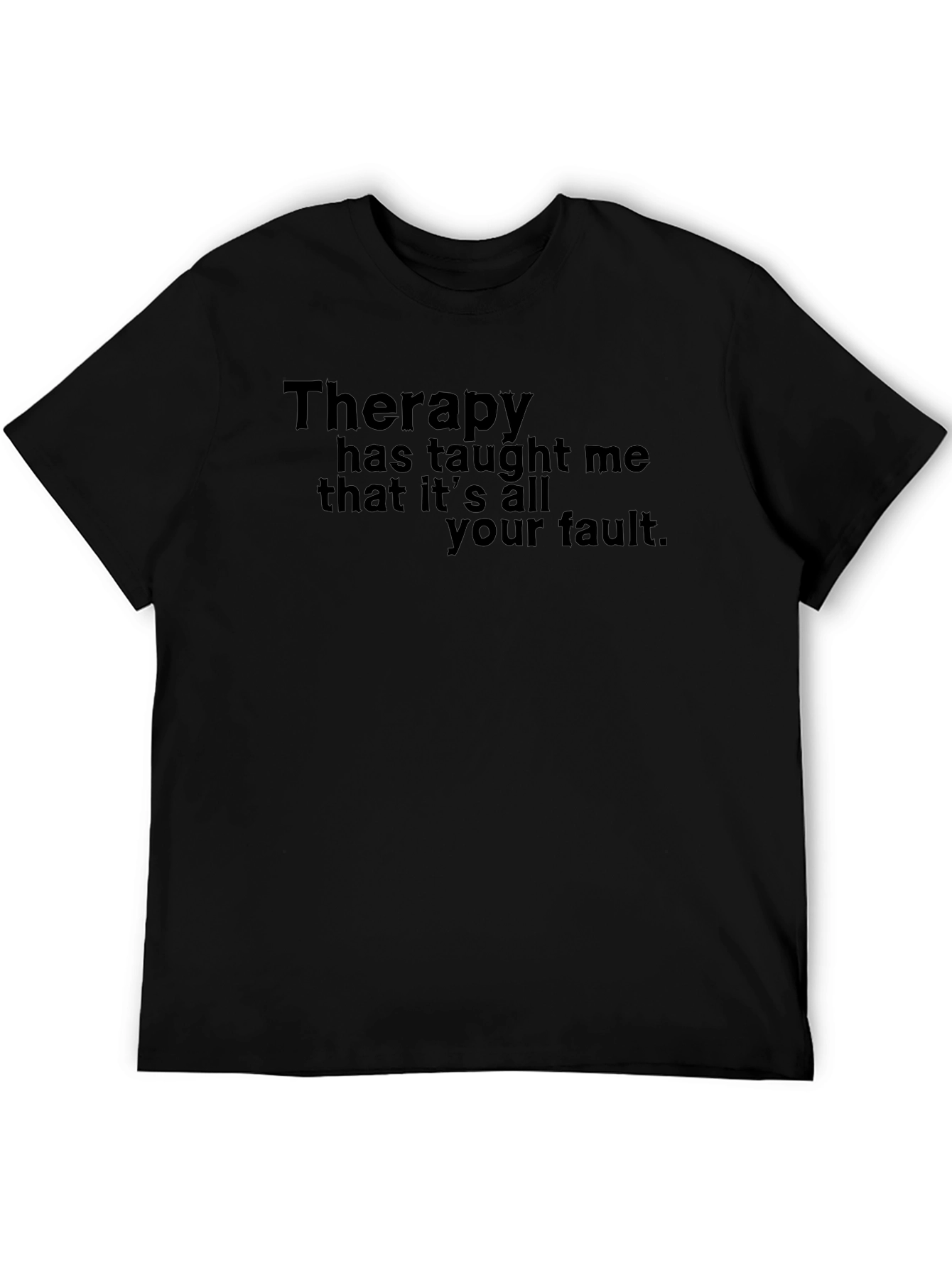 Therapy Taught Me Funny Graphic Tee - 5