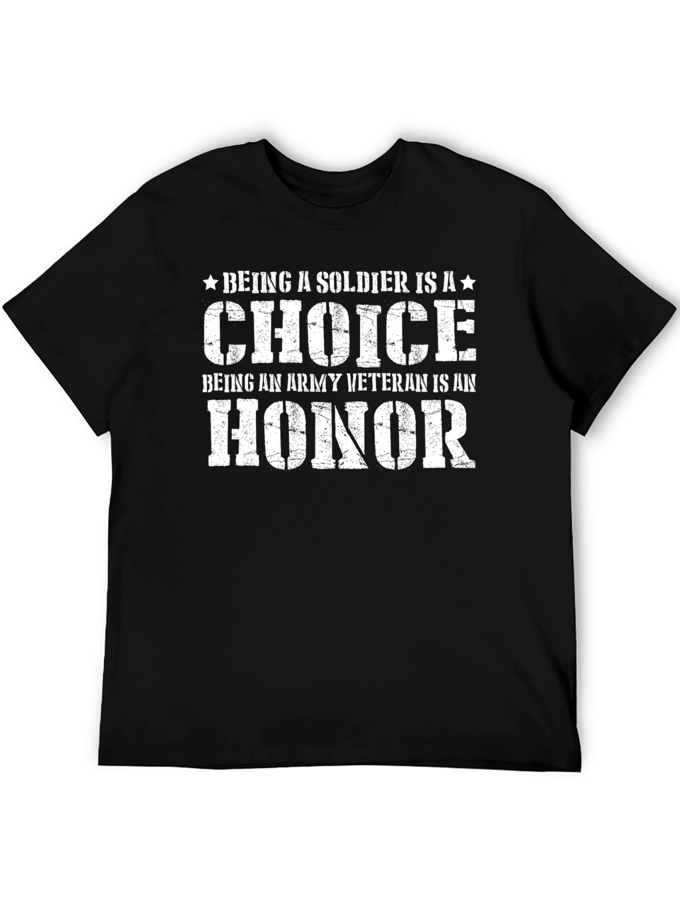 Black Soldier Veteran Pride T-Shirt view 5