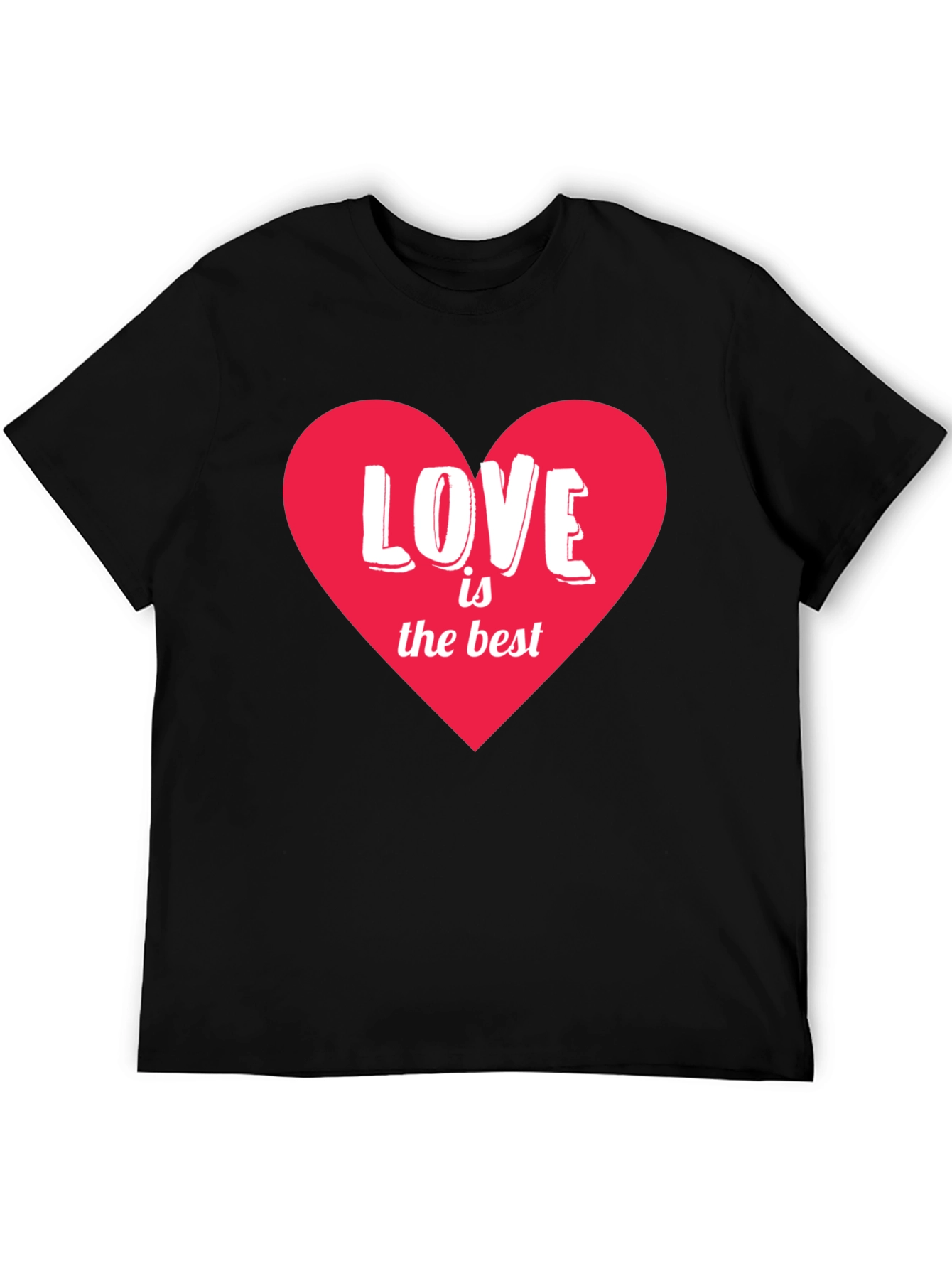 Love is the Best Heart Graphic T-Shirt - 5