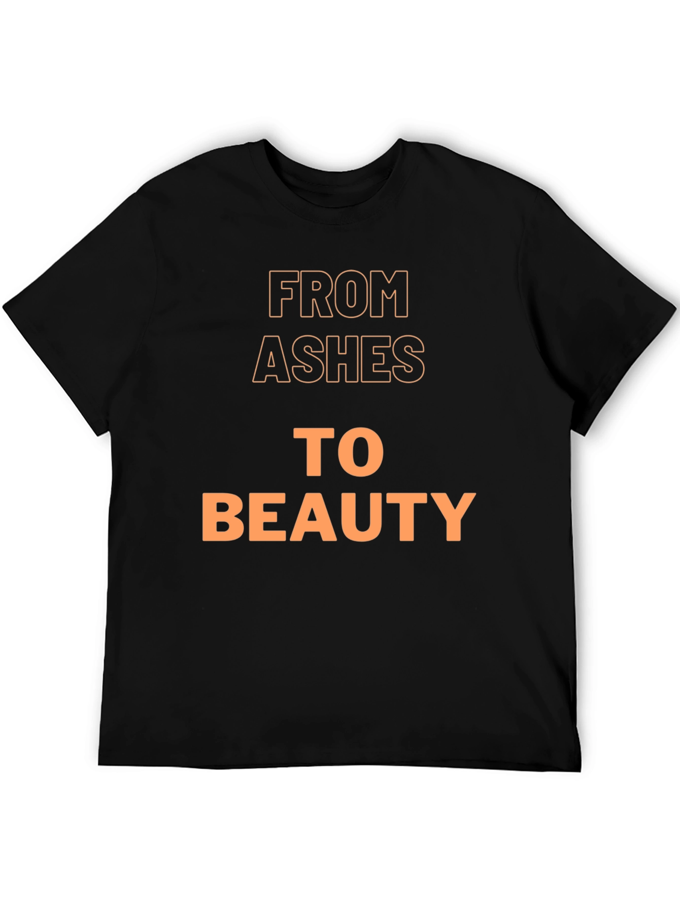 Black From Ashes To Beauty Black Graphic Tee view 5