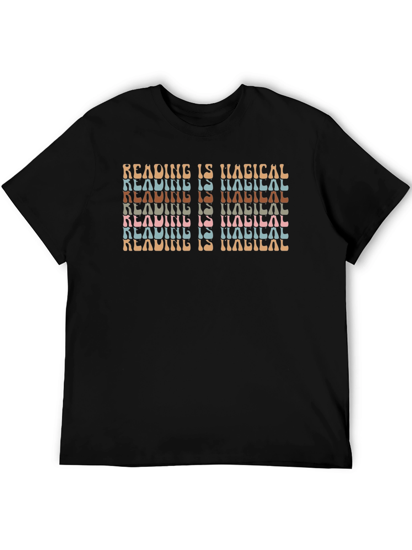 Black Reading is Magical T-Shirt view 5