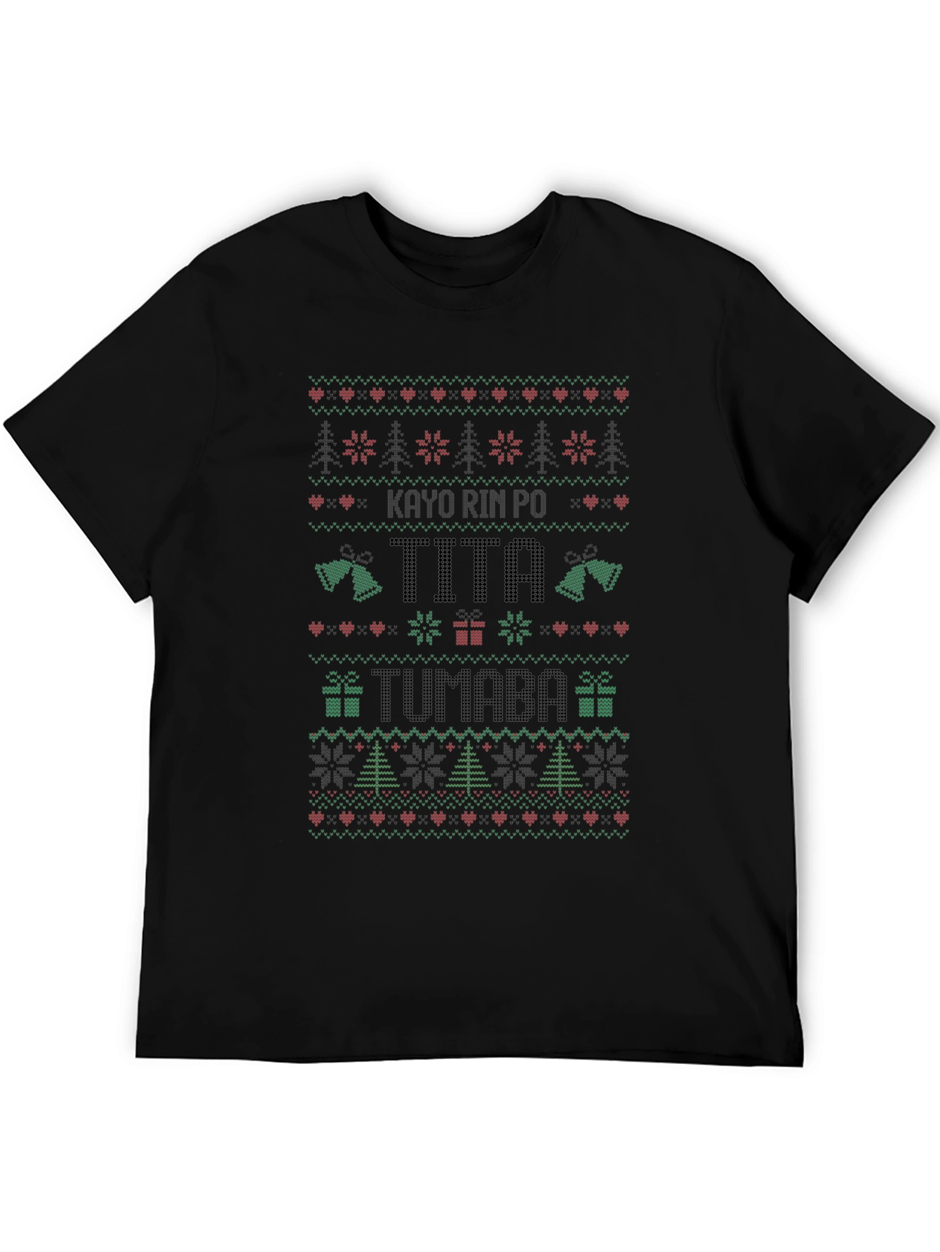 Tita Tumaba Ugly Christmas Sweater T-Shirt - 5