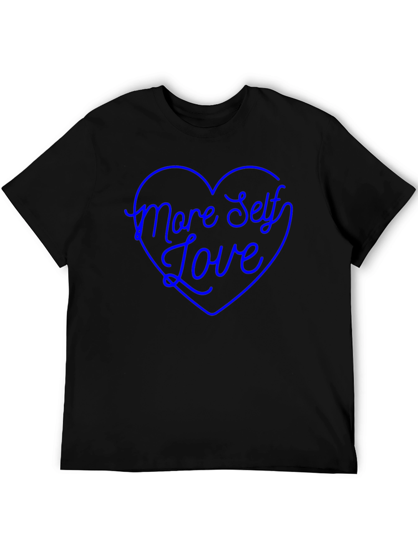 Black More Self Love Black T-Shirt view 5