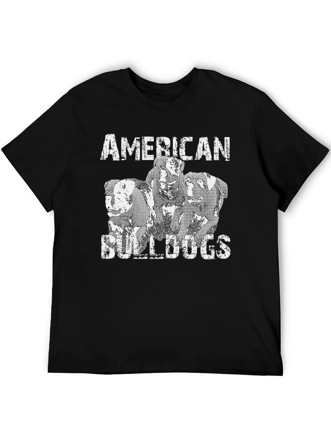 Black American Bulldogs Graphic Tee - Black view 5