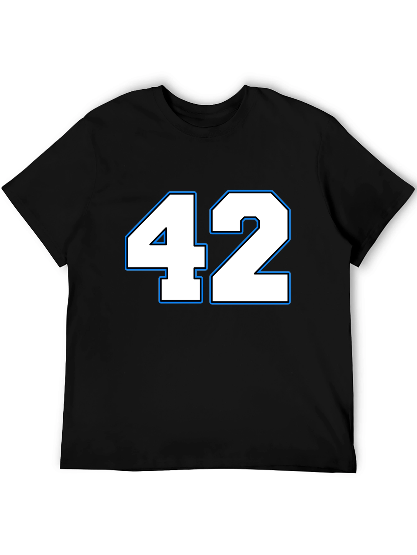 Black Number 42 Graphic Tee - Casual Style view 5