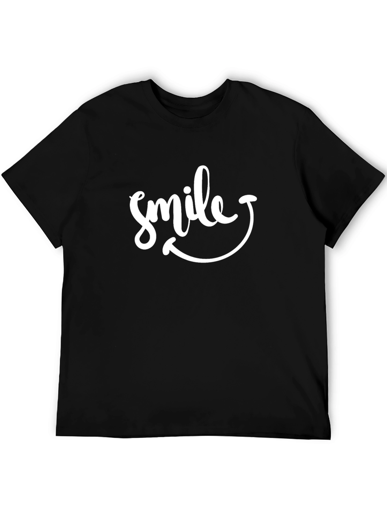 Black Smile Graphic Tee - Comfort & Style! view 5
