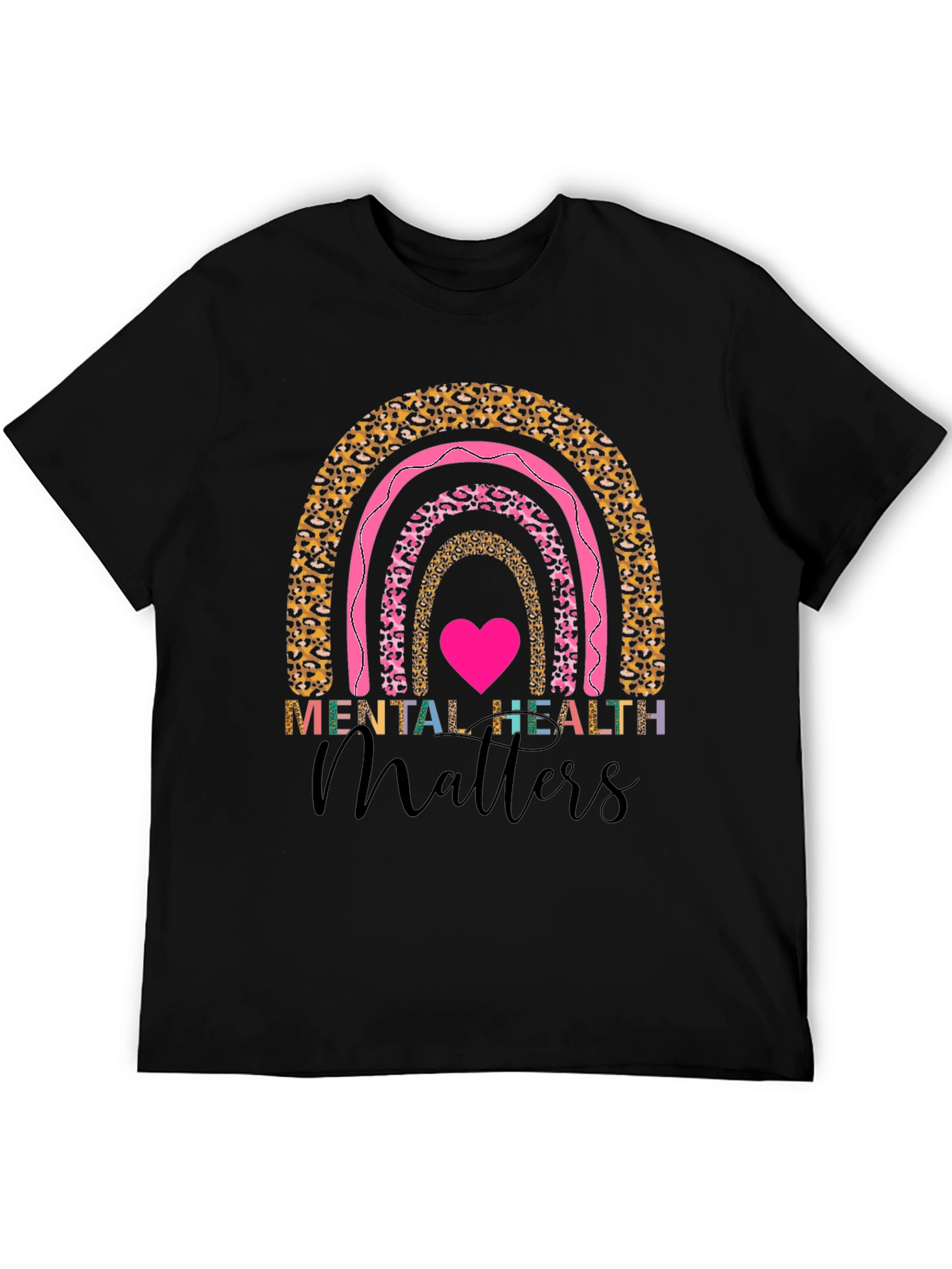 Black Mental Health Matters Graphic Tee view 5