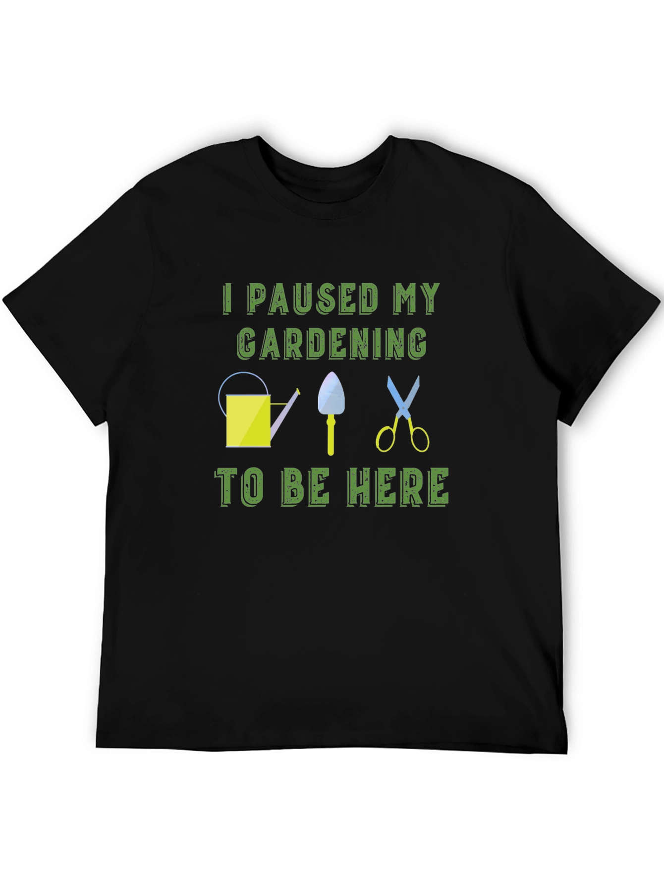 Black Gardening Humor T-Shirt view 5