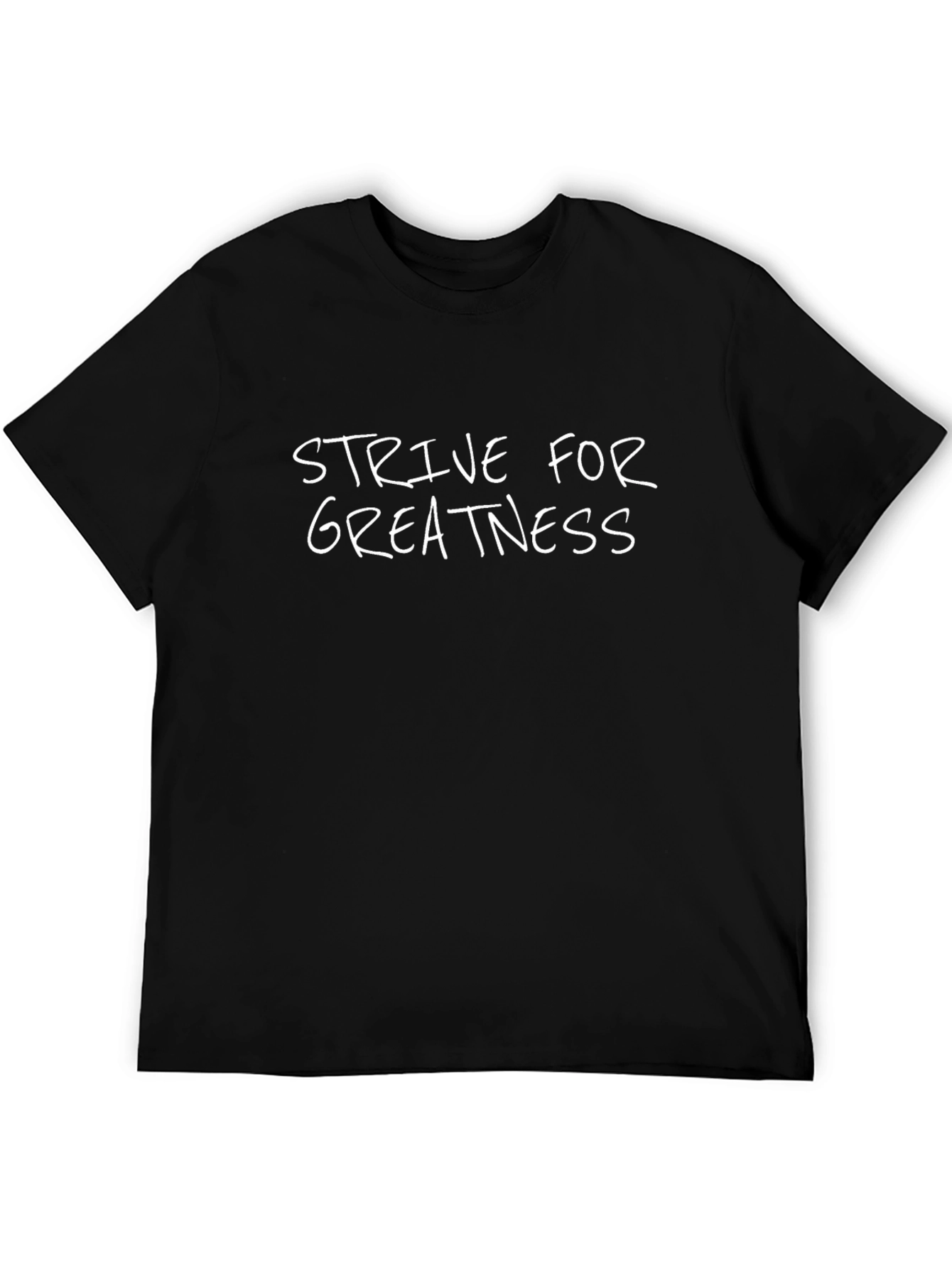 Black Strive For Greatness Black T-Shirt view 5