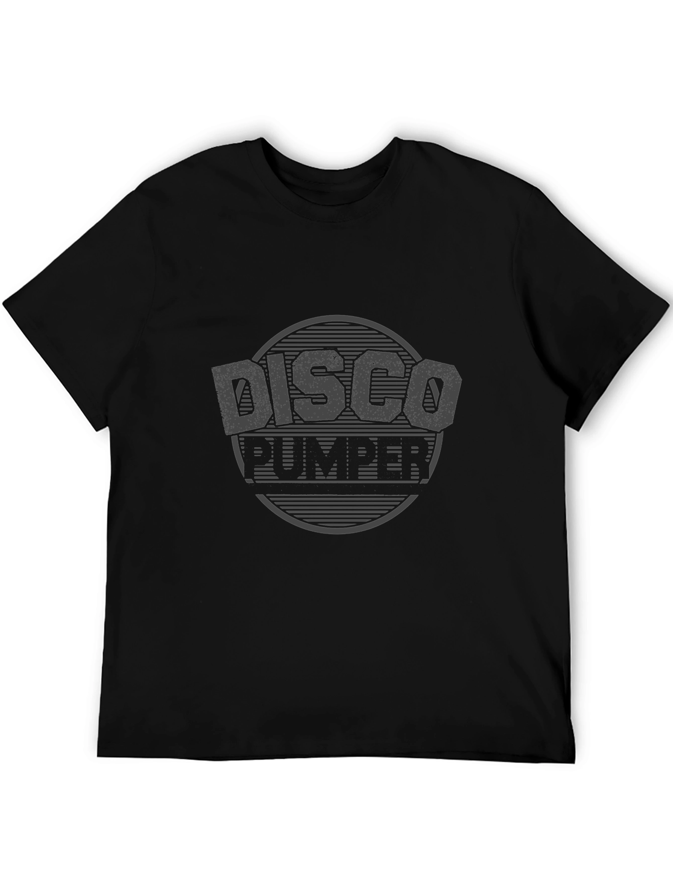 Black Disco Pumper Graphic T-Shirt - Retro Style view 5