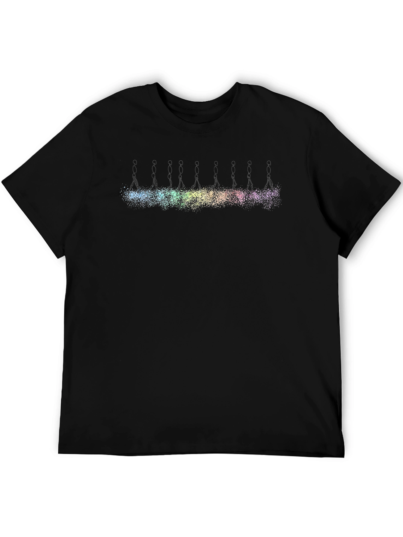 Black Nebula Spectrum Tee - Black Cotton Blend view 5