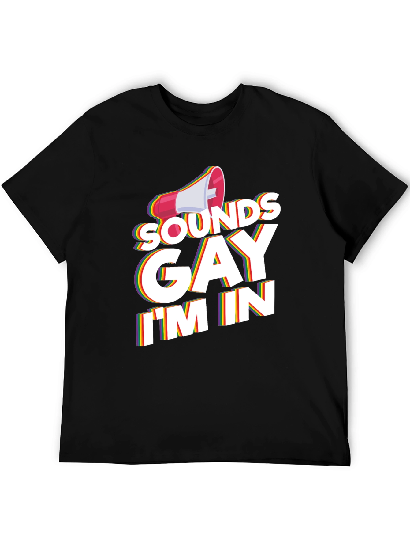 Black Sounds Gay I'm In T-Shirt view 5
