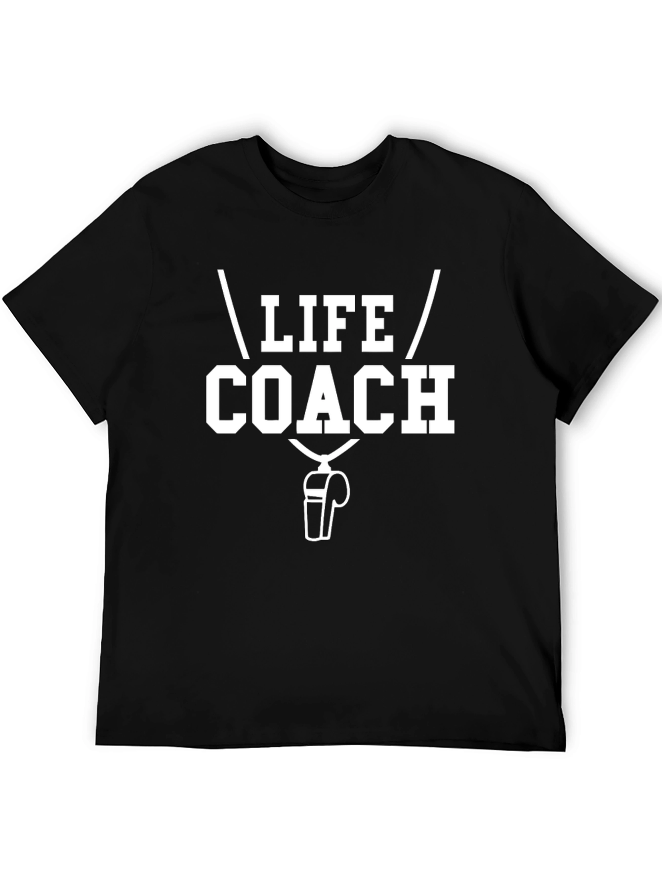 Black Life Coach T-Shirt view 5