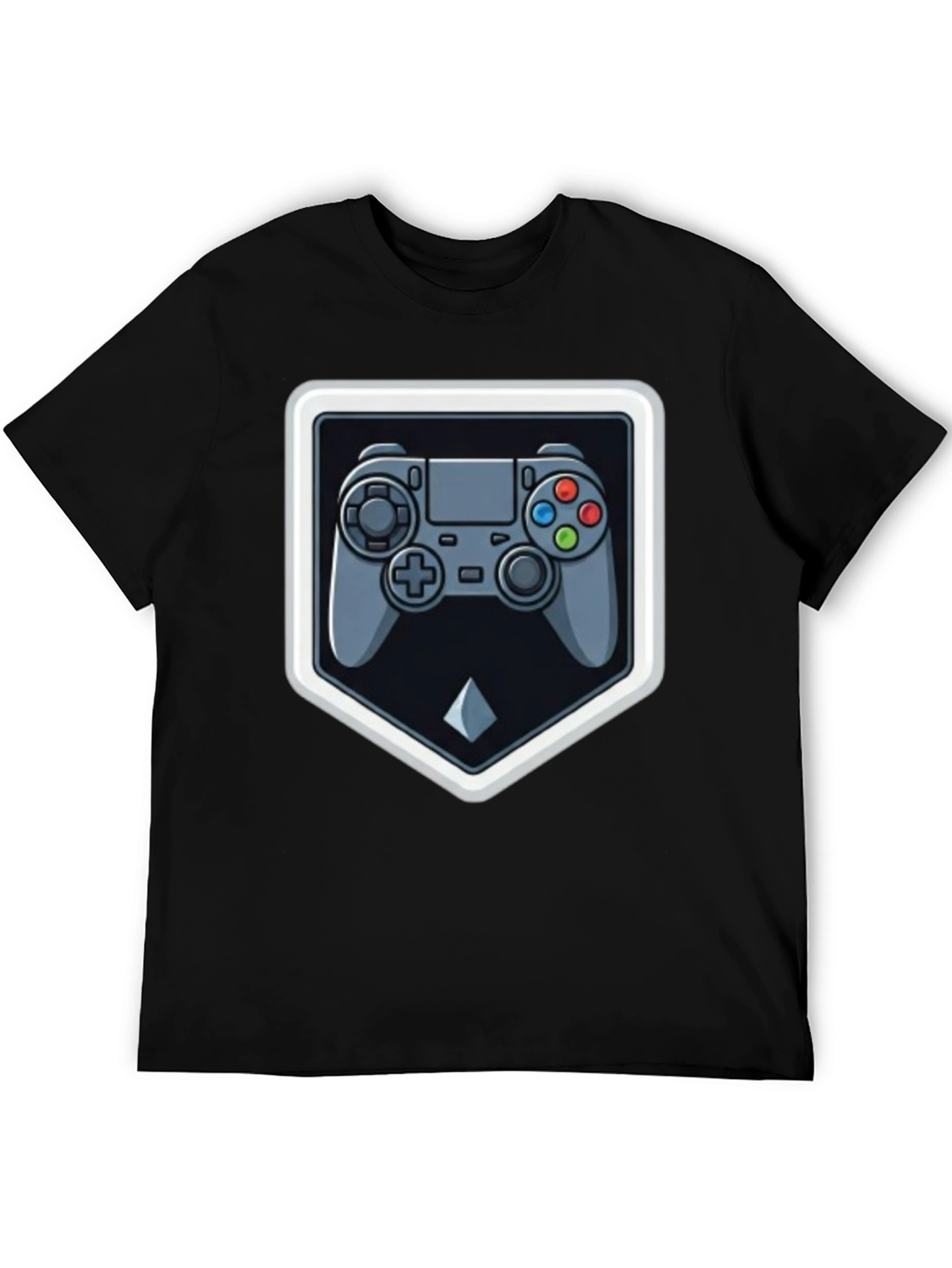 Black Gaming Controller Graphic Tee - Gamer Style view 5