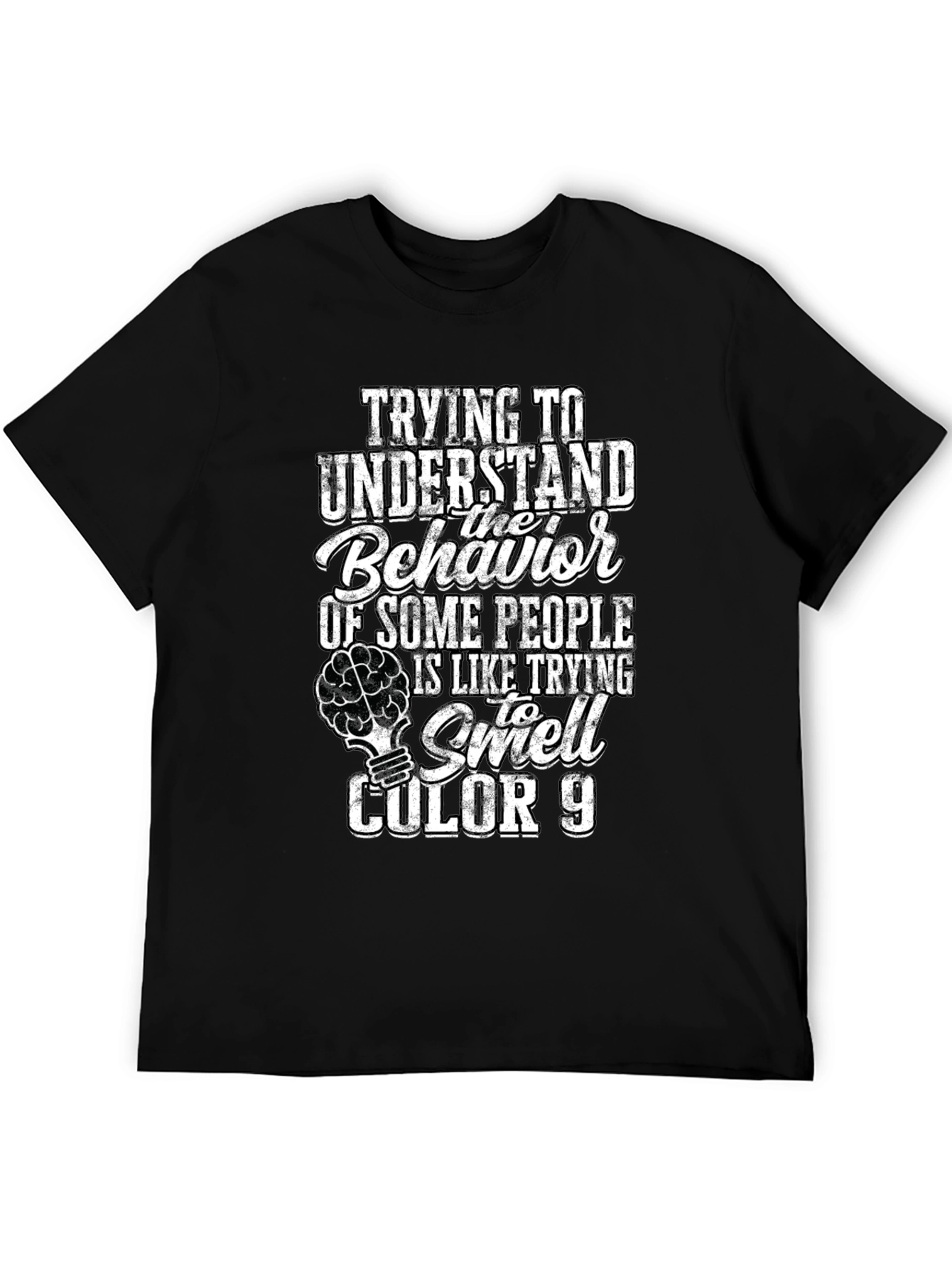 Black Trying to Understand Behavior T-Shirt view 5