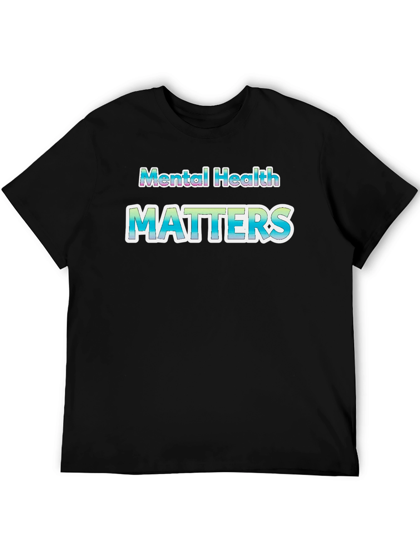 Black Mental Health Matters Graphic Tee view 5