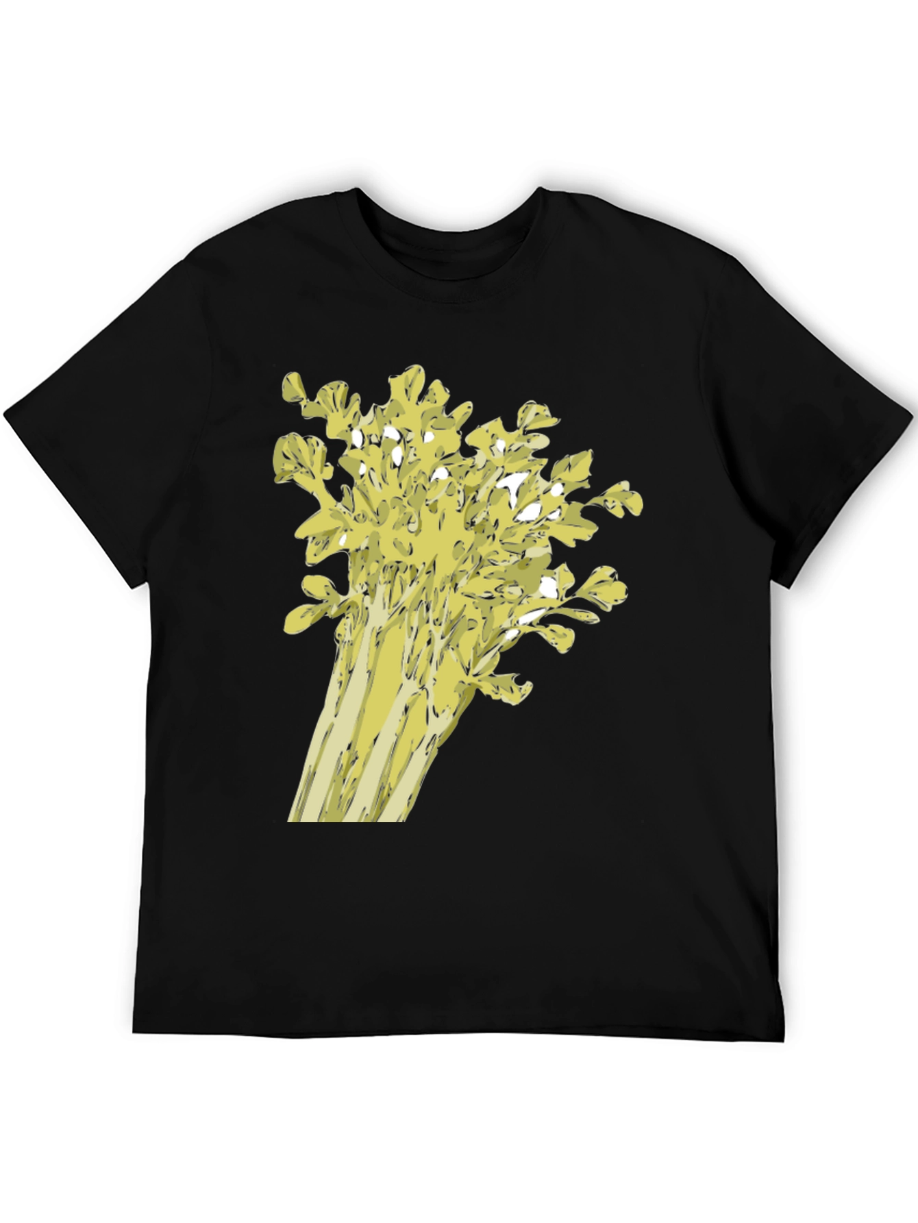 Black Celery Graphic Tee - Quirky & Fun! view 5