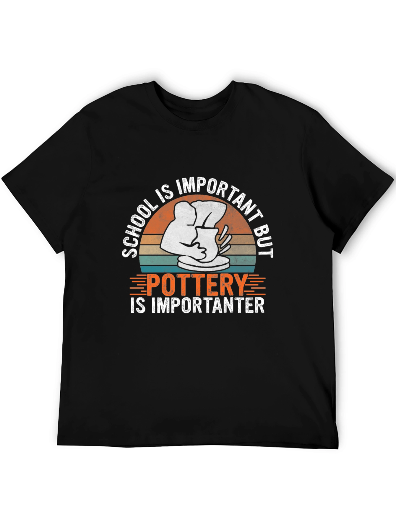 Black Pottery is Importanter T-Shirt view 5