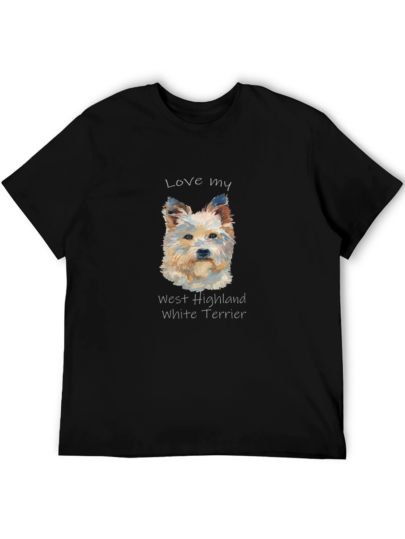 Love My West Highland White Terrier T-Shirt - 5