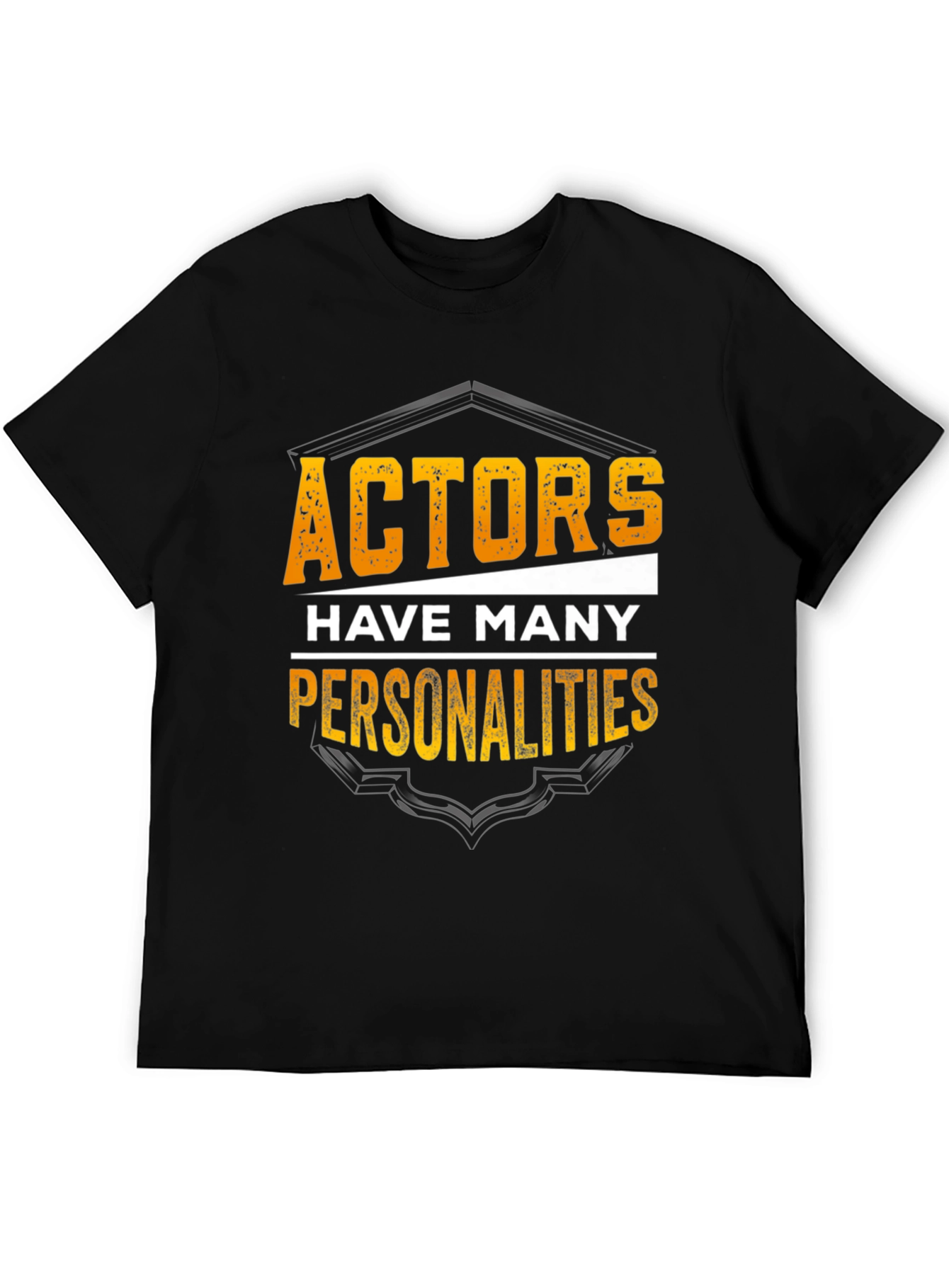 Black Actors Have Many Personalities Black T-Shirt view 5