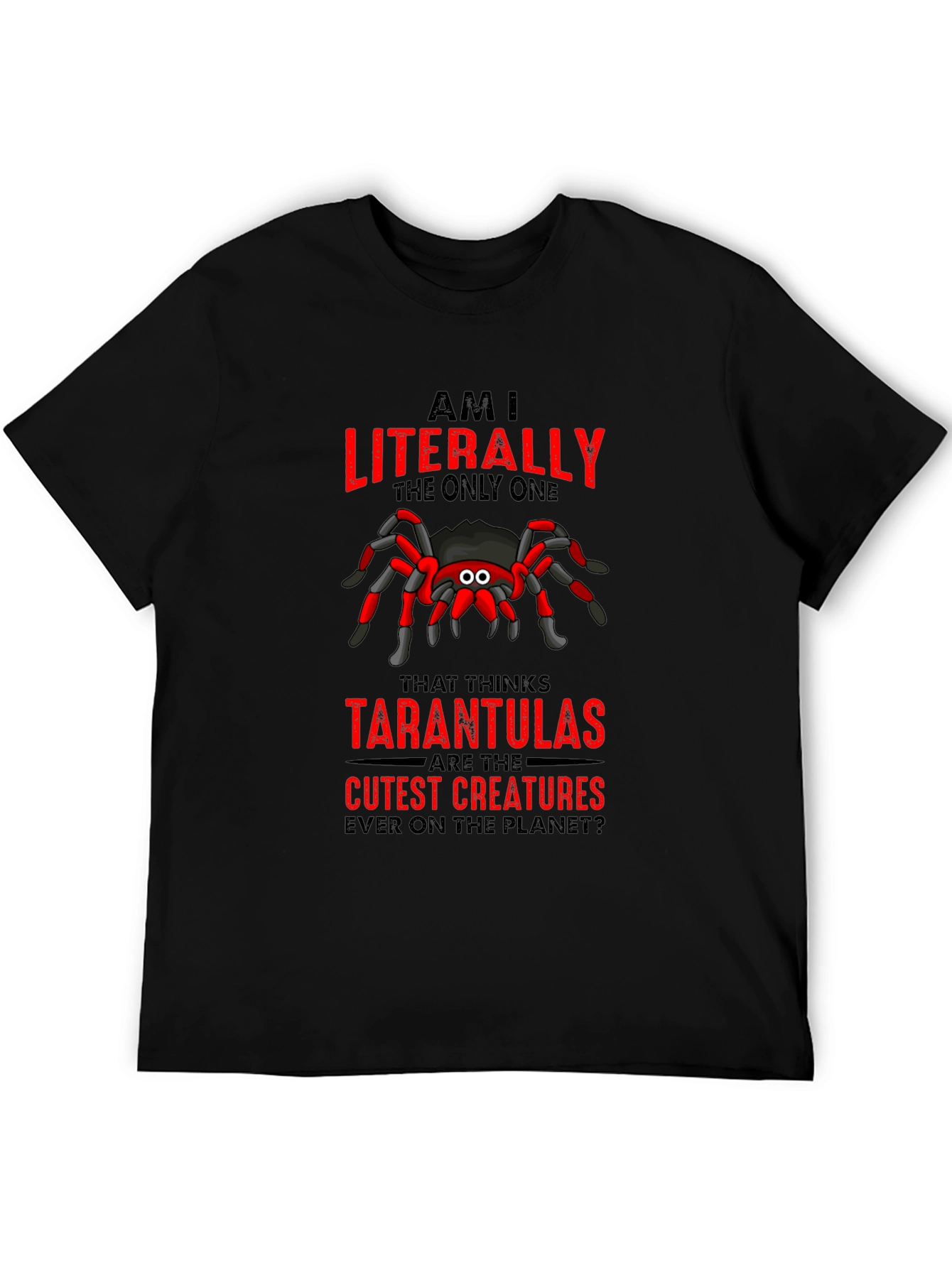Black Tarantula Lover Graphic Tee view 5