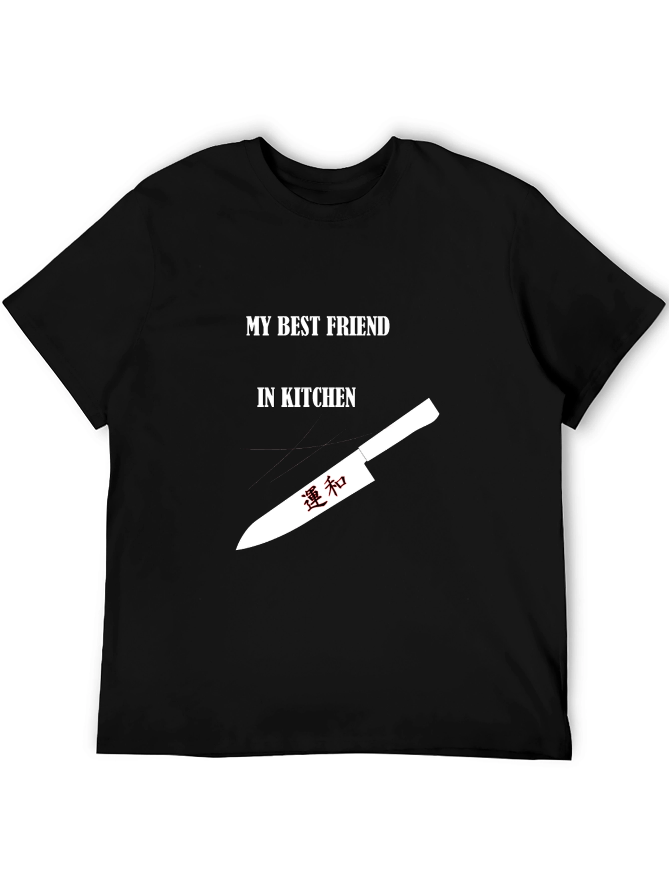 Black Best Friend in Kitchen T-Shirt view 5