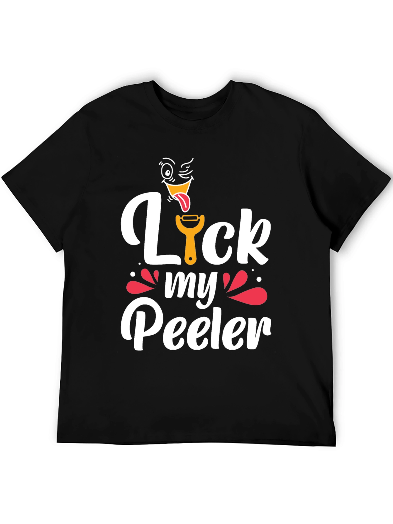 Black Lick My Peeler Graphic T-Shirt view 5