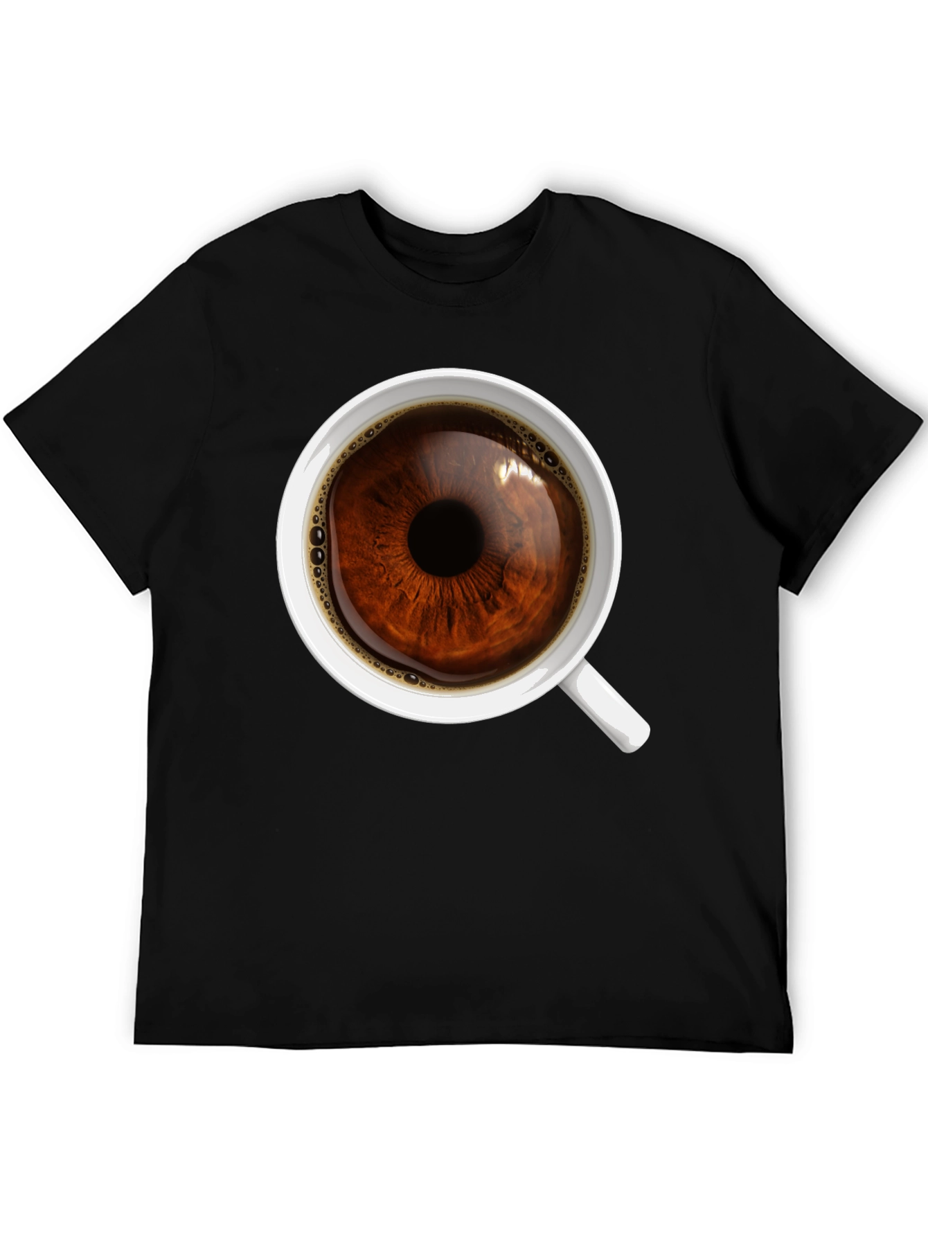 Black Eye See Coffee T-Shirt - Unique Graphic Tee view 5