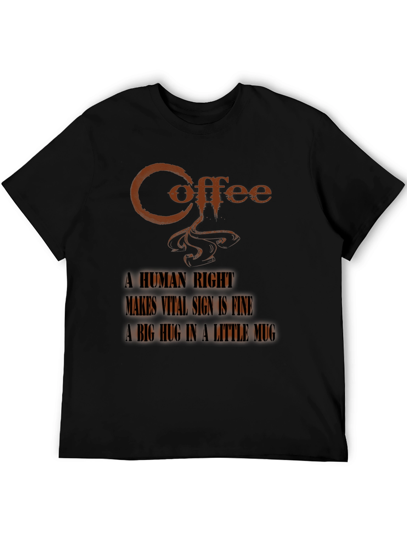 Black Coffee A Human Right Graphic Tee view 5