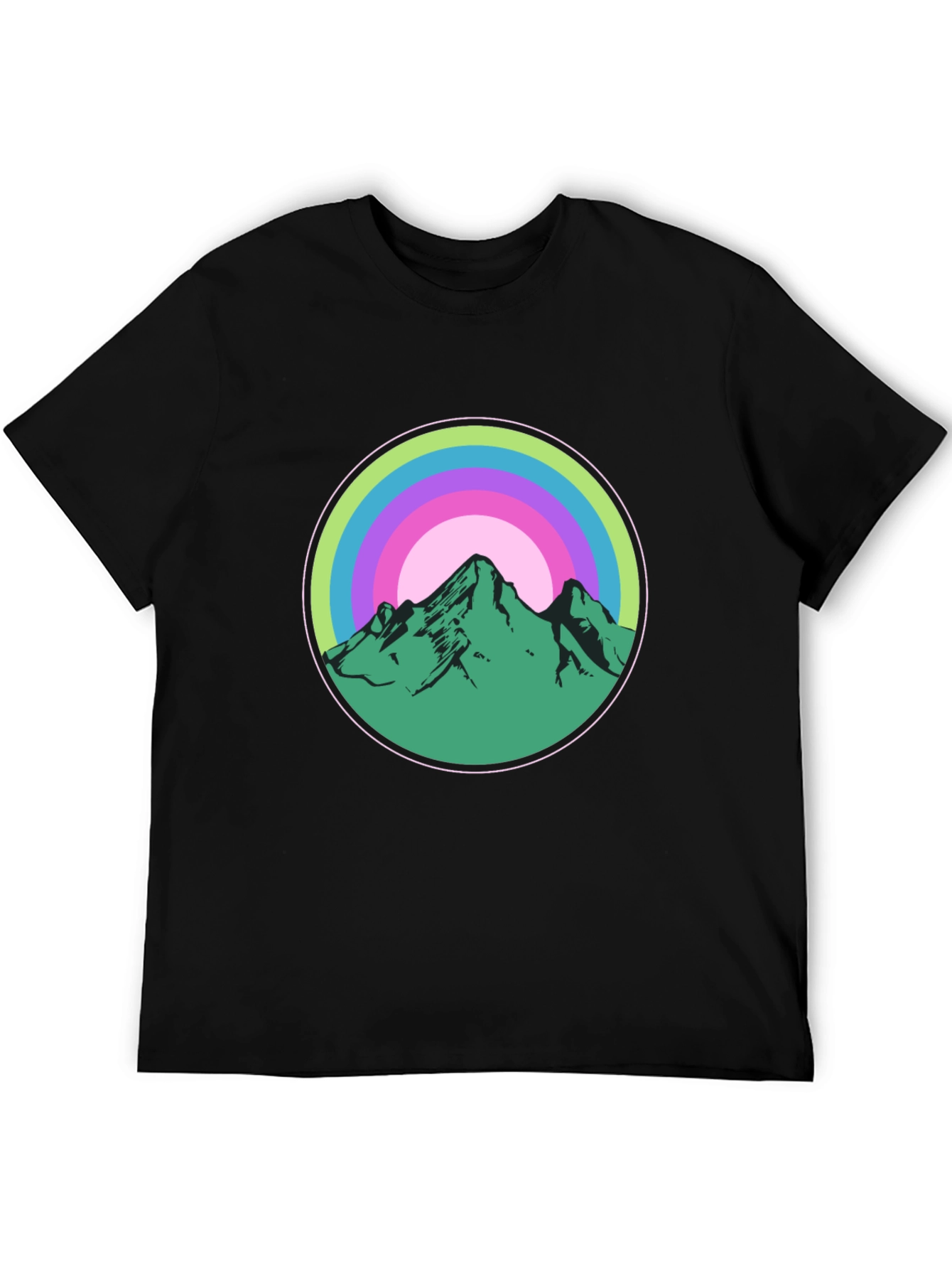 Black Mountain Circle Graphic Tee view 5