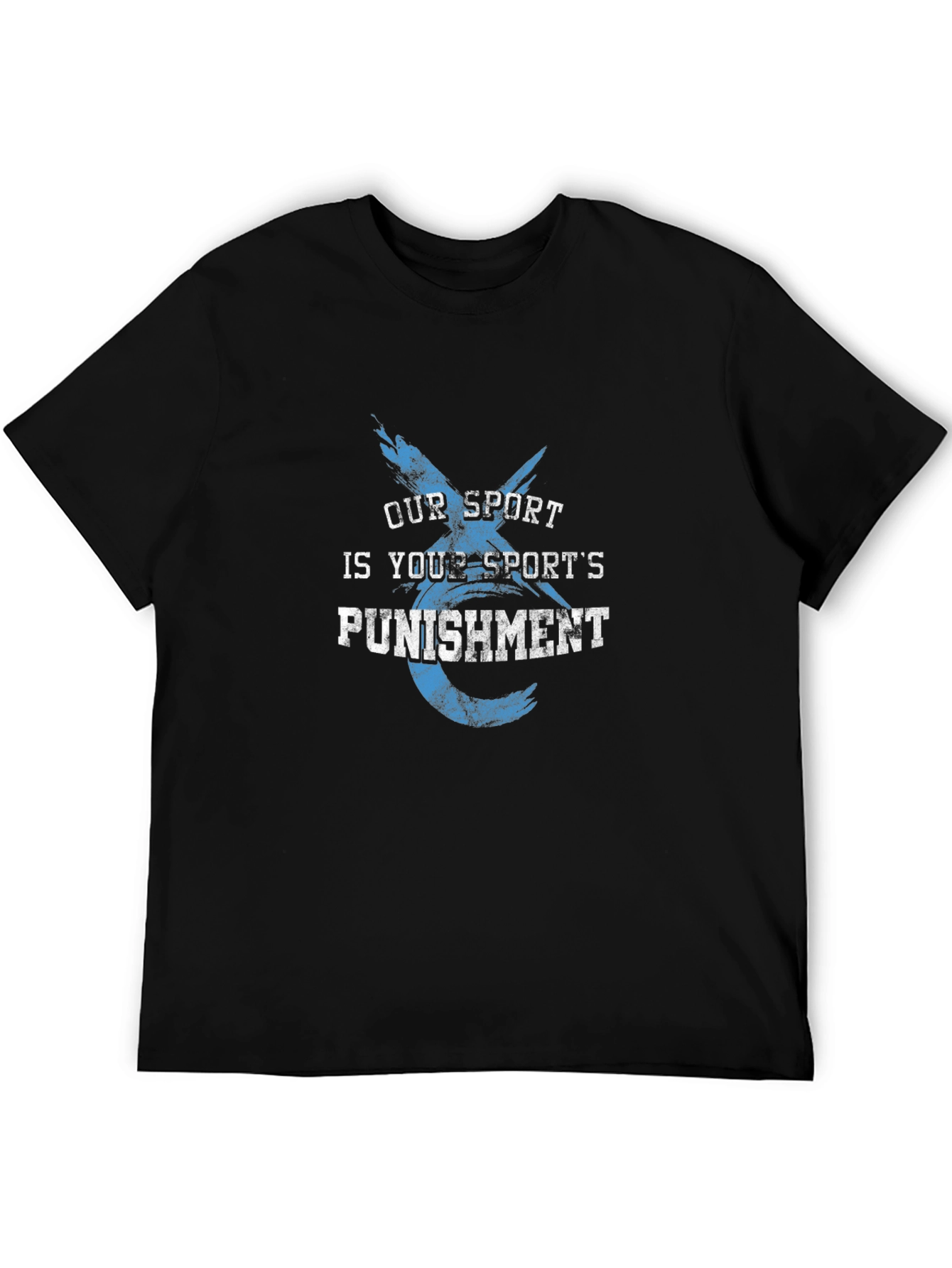 Black Our Sport Is Your Sport's Punishment Black T-Shirt view 5