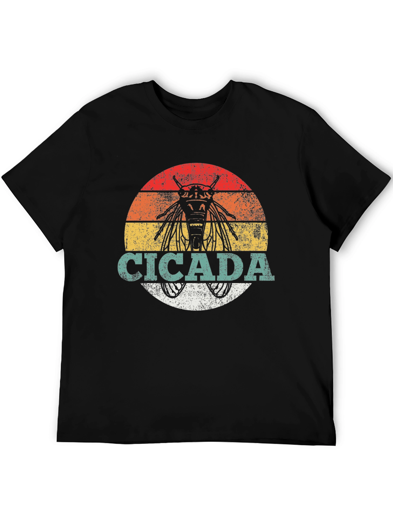 Cicada Insect Graphic T-Shirt - Retro Style - 5