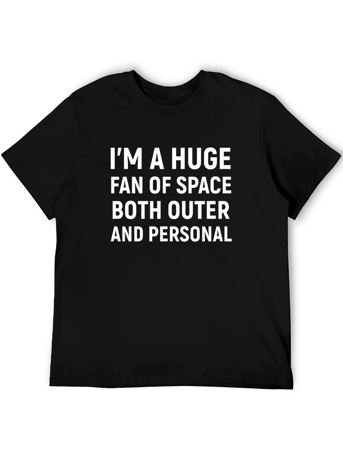 Black Space Fan T-Shirt - Outer and Personal view 5